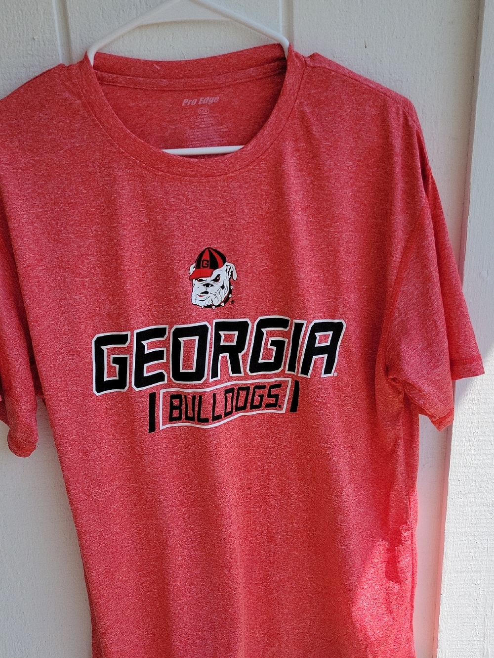Pro Edge Heather Performance Tee Georgia Bulldogs